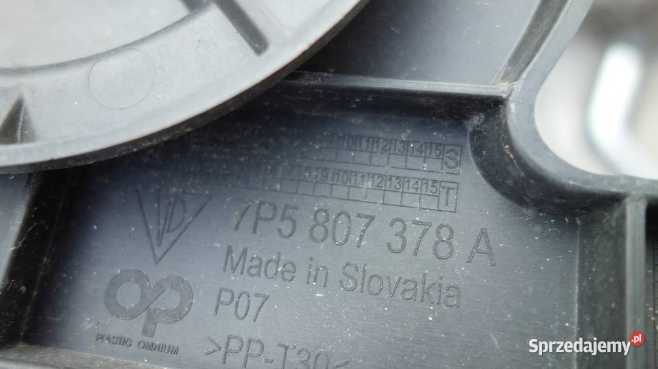 ŚLIZG ZDERZAKA PRAWY TYŁ PORSCHE CAYENNE II LIFT śląskie Ruda Śląska