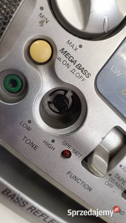 Radiomagnetofon przenośny z CD SONY CFDV27L Poznań