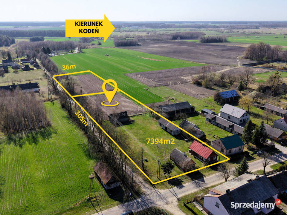 Działka siedliskowa w Kostomłotach Bugiem lubelskie Kostomłoty