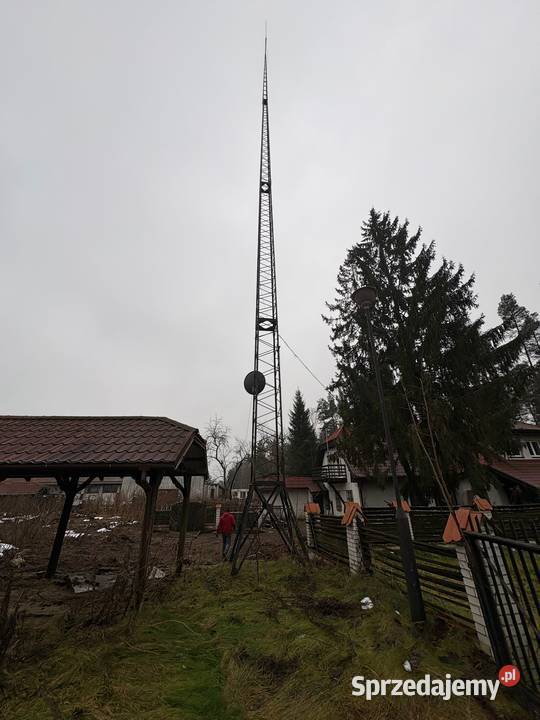 Antena radiowa maszt stalowy solidny CB radio