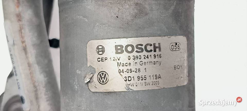 MECHANIZM WYCIERACZEK PRZÓD VOLKSWAGEN PHAETON Pozostałe