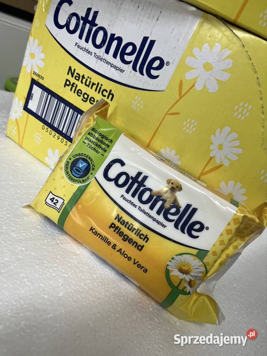 Cottonelle papier toaletowy nawilżany karton inny kolor małopolskie Alwernia