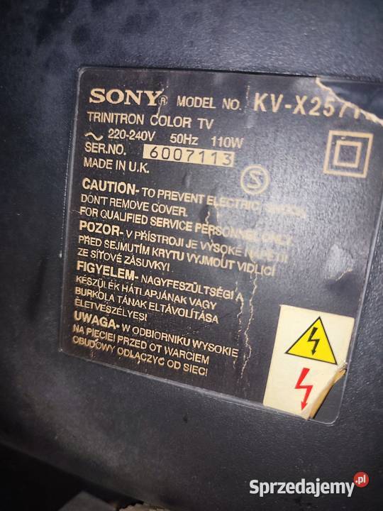 Telewizor Sony KVX2571K Trinitron 25 Spectrum Sony