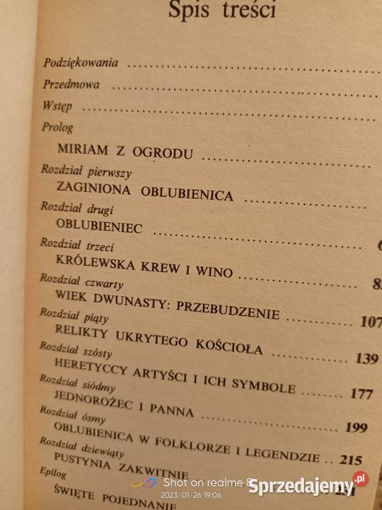 Święta oblubieńca Maria Magdalena historia Rok wydania 1996