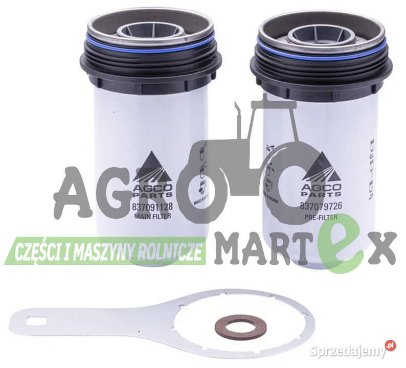 V837079556 V837091436 ZESTAW FILTRÓW PALIWA AGCO nieuszkodzony dolnośląskie