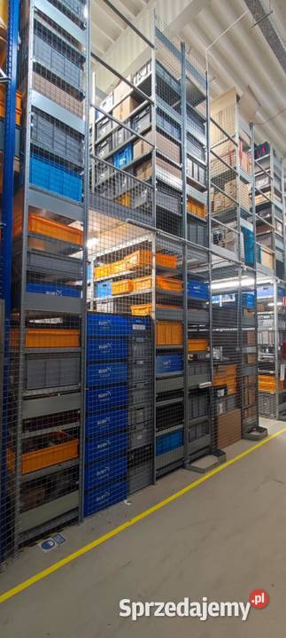Regały półkowe w zabodowie wielopoziomowej Mielec sprzedam