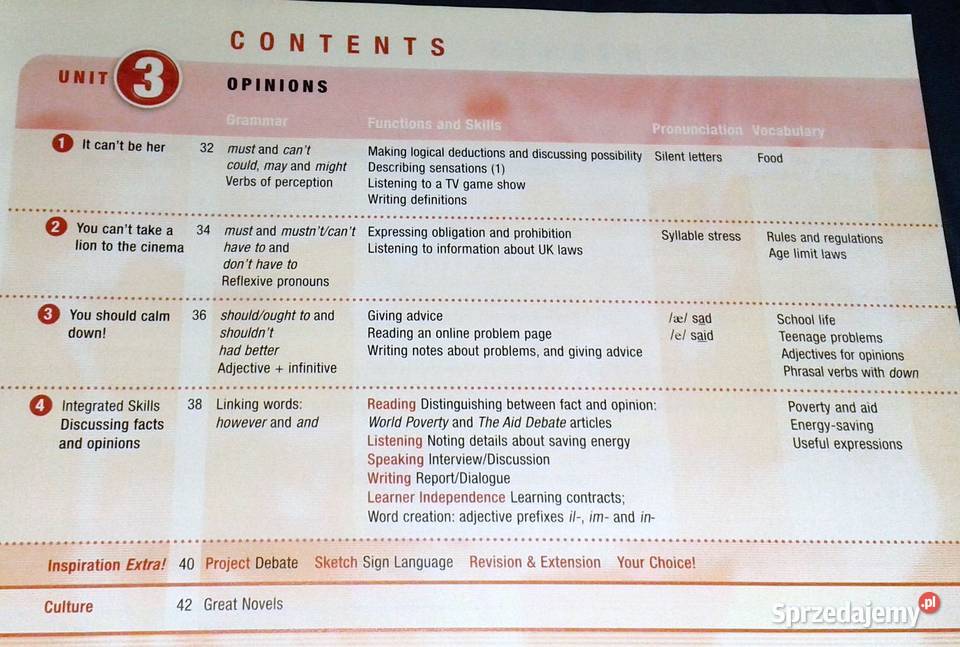 Inspiration 3 Preintermediate Students Book Judy lubelskie Chełm sprzedam