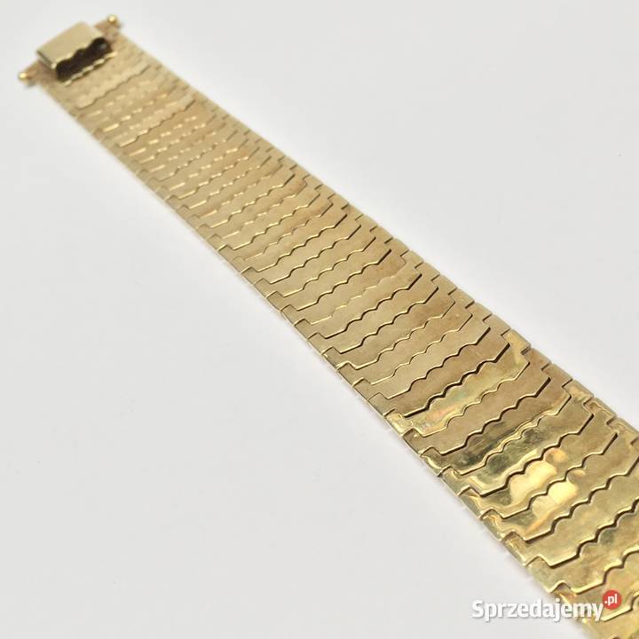 Złota BRANSOLETKA damska 750 18K cudowna Warszawa