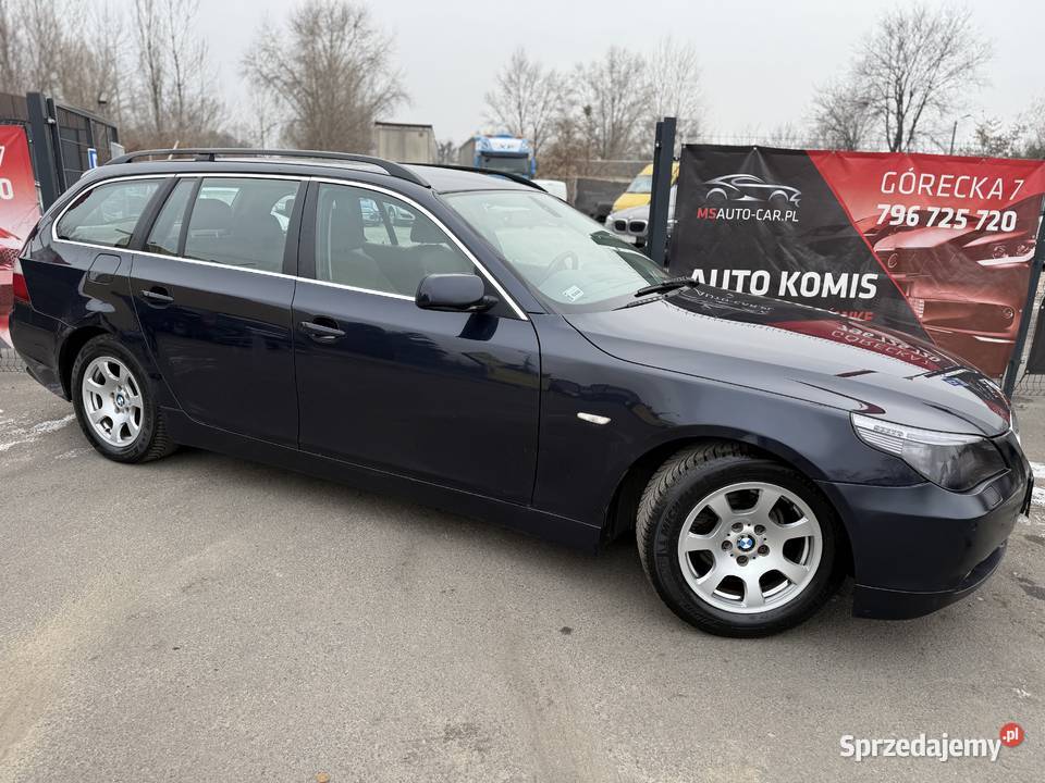 BMW E61 2007 20 Diesel Automat Skóry Czujniki Poznań