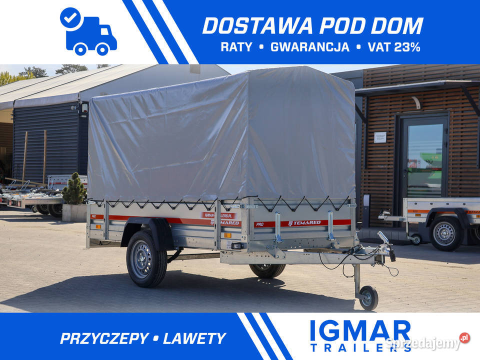 Przyczepka samochodowa TEMARED PRO 2612R Warszawa sprzedam