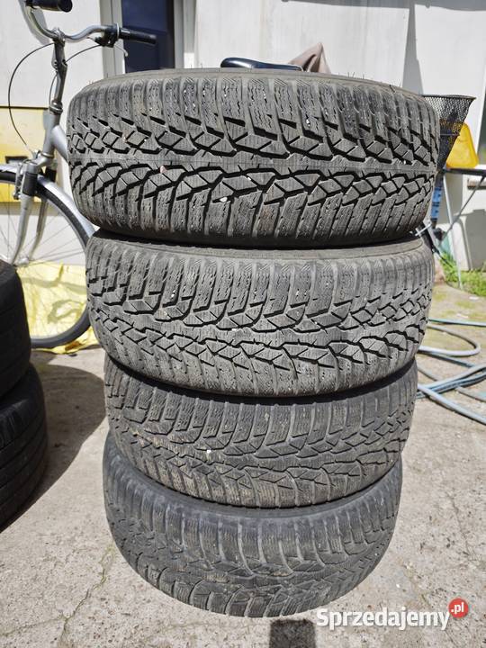 Opony zimowe Nokian 20555r16 warmińsko-mazurskie Ostróda sprzedam
