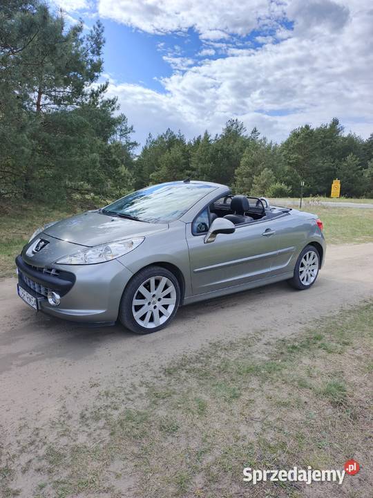 Ładny Peugeot 207 cabrio niski przebieg 1600cm3 Brodnica