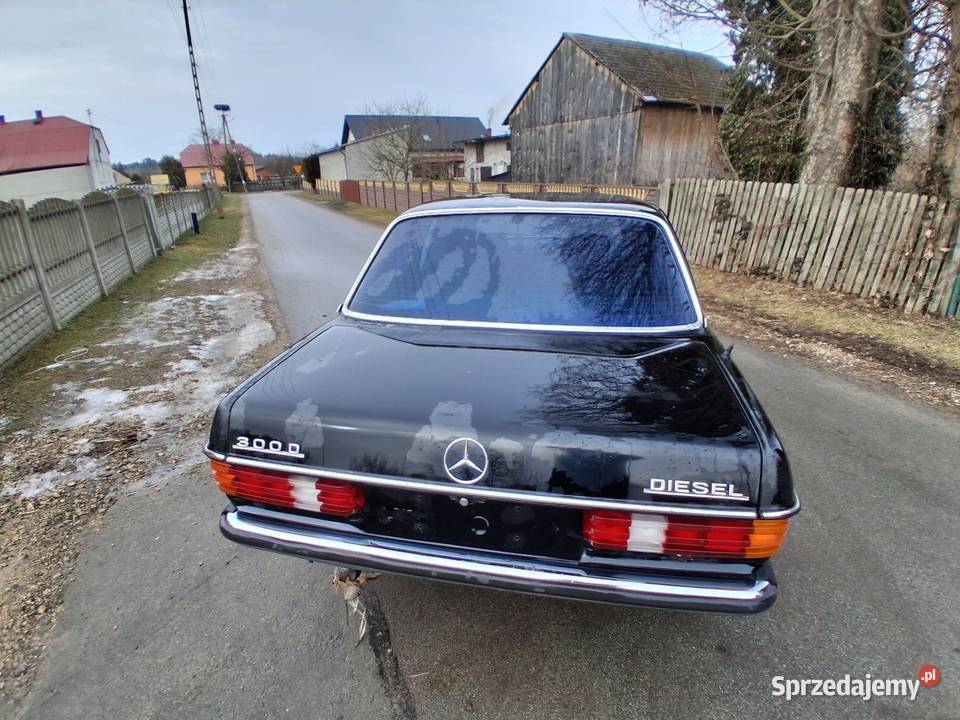 Mercedes w123 30d 1986 r wersja Long 7 osobowy 100KM W123 Sekursko sprzedam