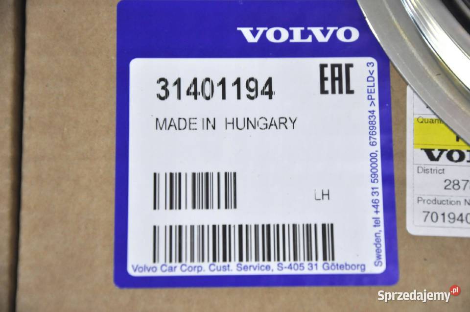 VOLVO XC40 XC60 XC70 kolo pasowe D2 D3 D4 D5 OE Bielany Wrocławskie