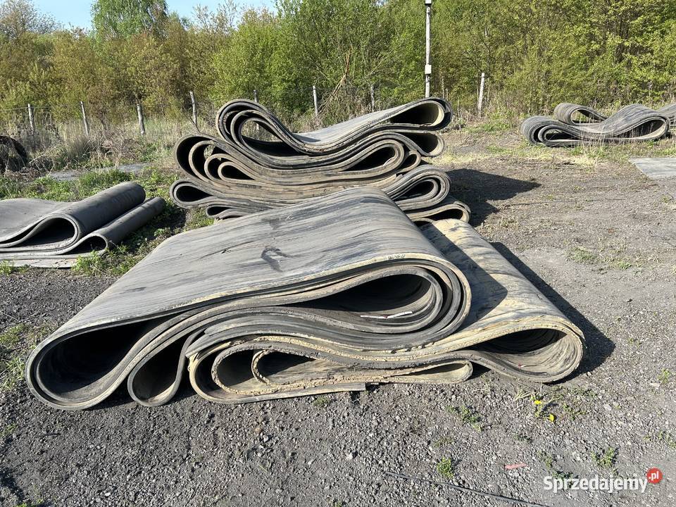 Maty gumowe płyty drogowe zbrojone linką stalową