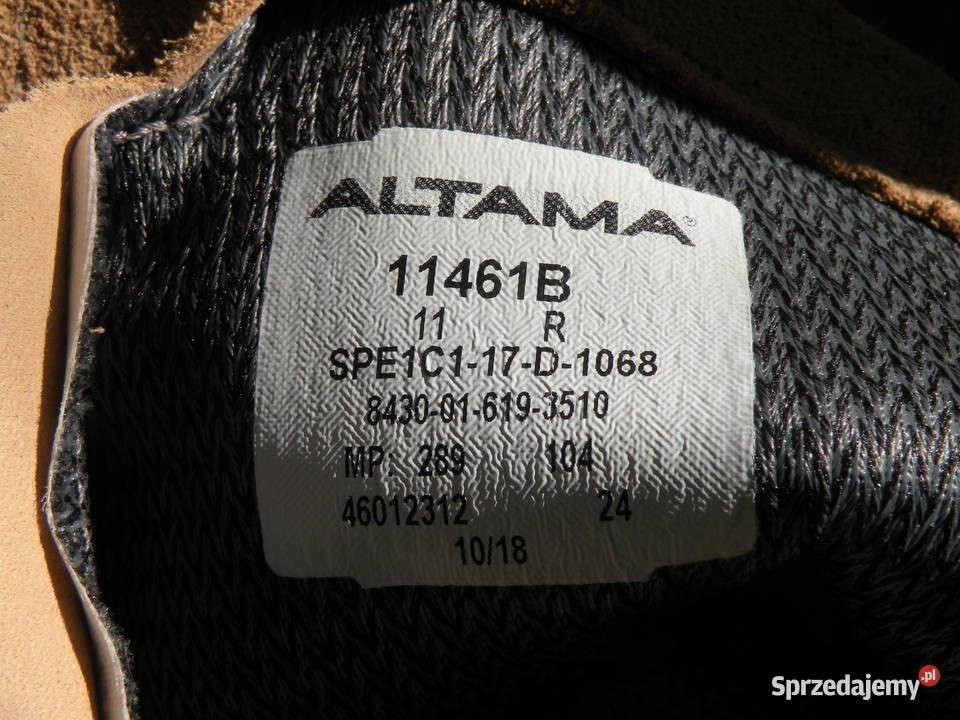 Buty ALTAMA Goretex Vibram 11R Wrocław sprzedam