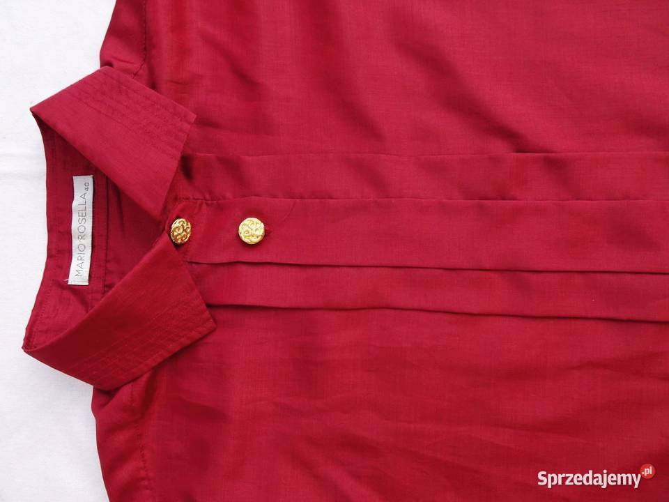 Mario Rosella koralowa koszula elegancka 40 42 długi małopolskie