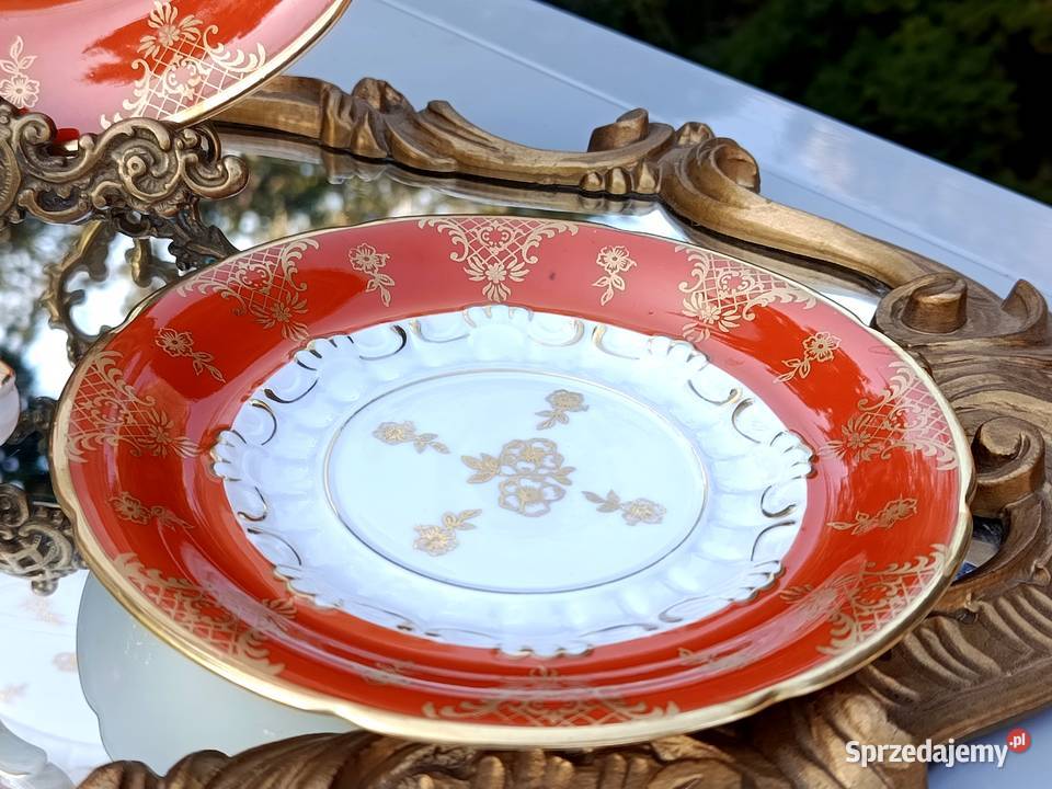 Filiżanka Trio porcelanowe sygnowane Klenica