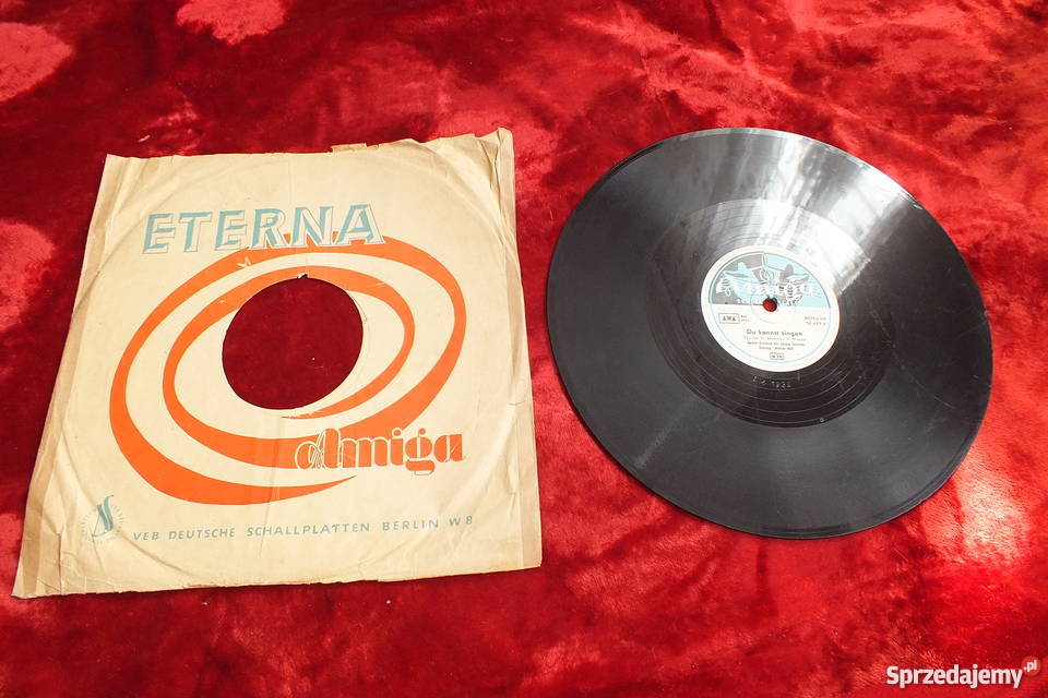 Płyta winylowa szelakowa niemiecka gruba i Żary