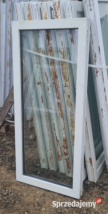 OKNA KacprzaK Witryna 60x130 FIX Używany PCV Siedlce