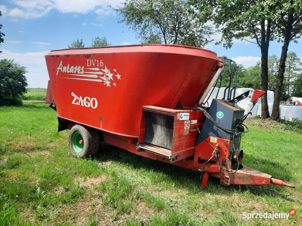 Wóz paszowy ZAGO Antares DV16 16 m3