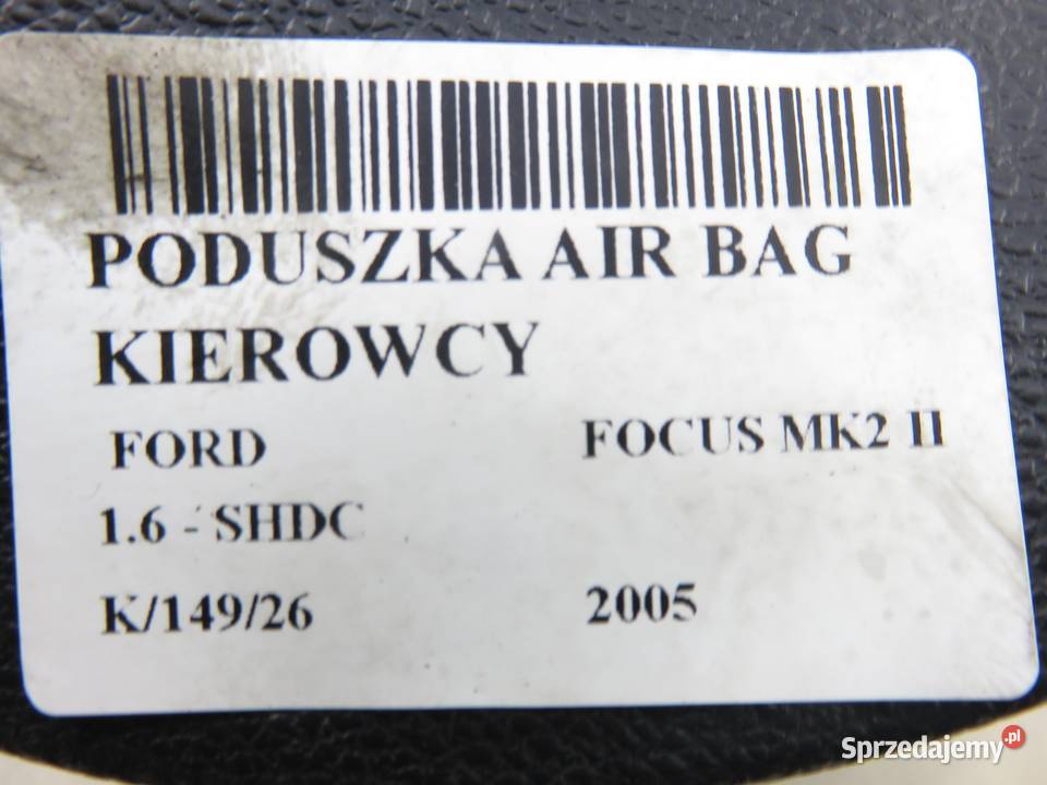 PODUSZKA KIEROWCY FORD FOCUS MK2 II małopolskie