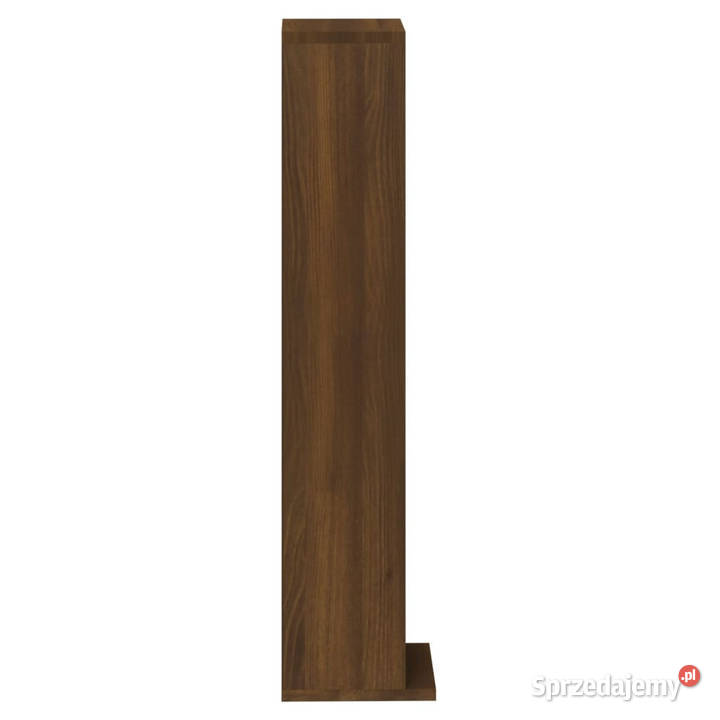 Szafka na płyty CD brązowy dąb 21x20x88 WM815074 Warszawa