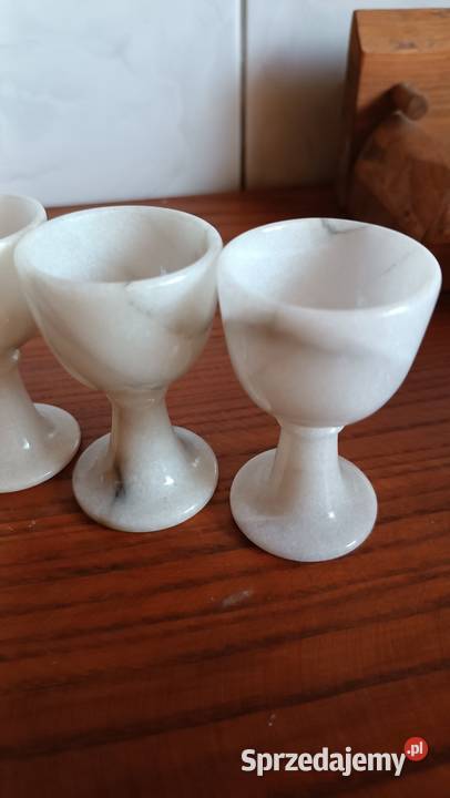 Marmurowe kieliszki do jajek Dom i Ogród zachodniopomorskie Goleniów