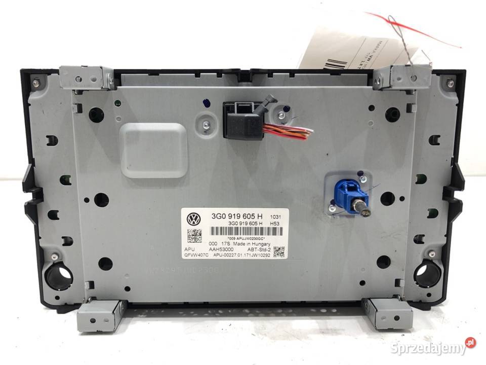 RADIO VW GOLF VII 3G0919605H ODTWARZACZ