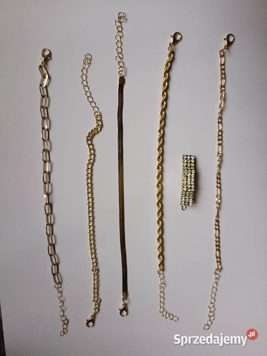 Łańcuszki Bransoletki Broszka Tychy sprzedam