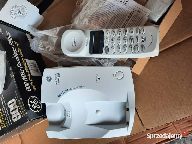 Telefon NOWY stacjonarny bezprzewodowy GE 900MHz Andrespol