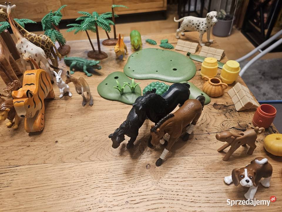 Zestaw Figurek Zwierząt roslin ZOO Safari Farma Rzeszów