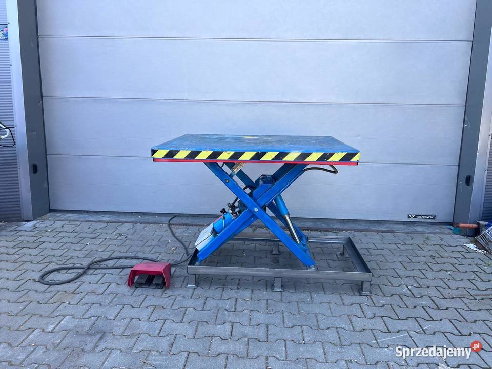 Hydrauliczny stół nożycowy 1240x1000mm małopolskie Juszczyn