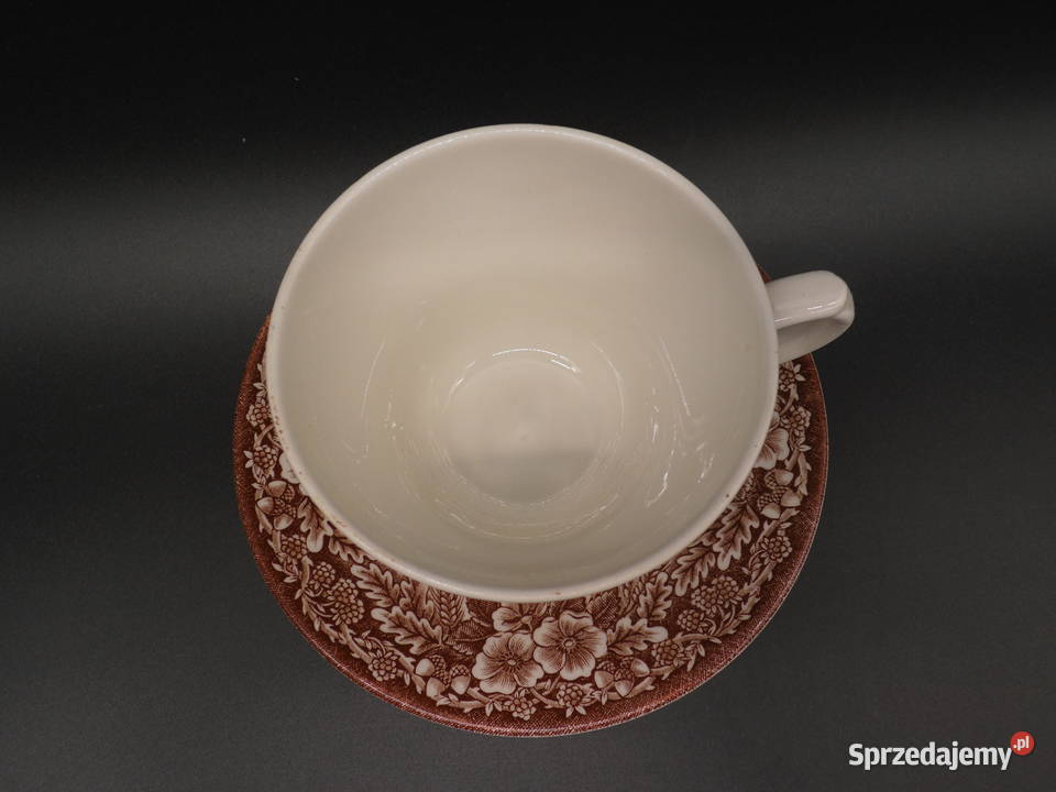 Filiżanka ze spodkiem J Broadhurst Sons w
