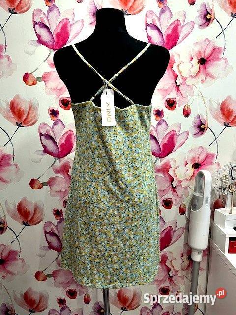 only sukienka modny wzór kwiaty nowa hit blog 36 zielony zachodniopomorskie Choszczno