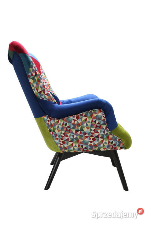 Fotel Uszak Designerski Komfortowy Nowoczesny Kazimierz Biskupi
