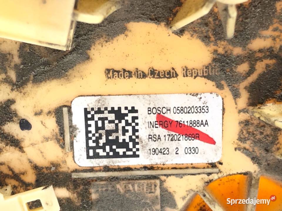 POMPA PALIWA RENAULT MEGANE IV 172021869 15 116 osobowe podkarpackie sprzedam