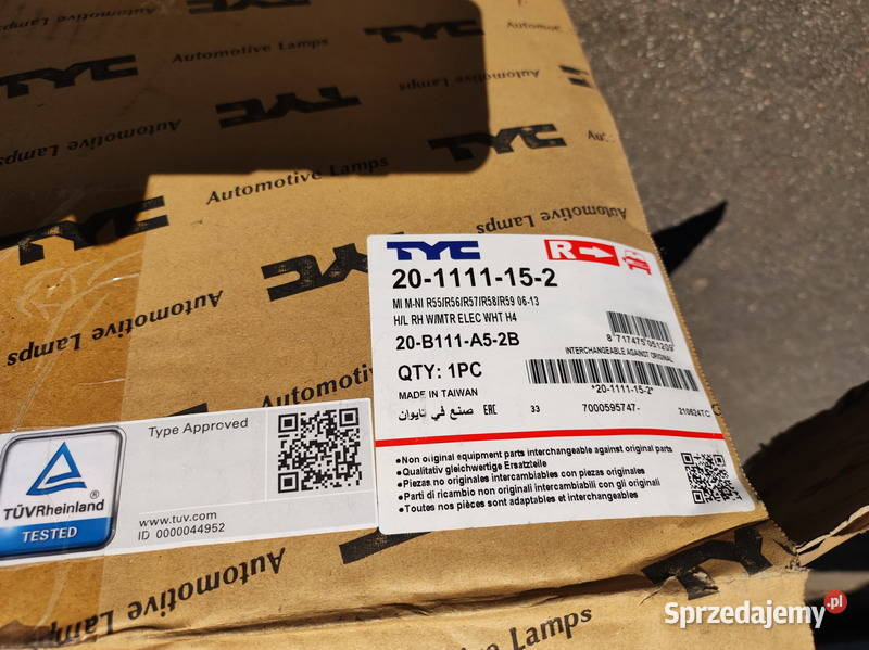 Lampa Reflektor Przód Prawa do MINI R56 R57 R58 Nowy Sącz