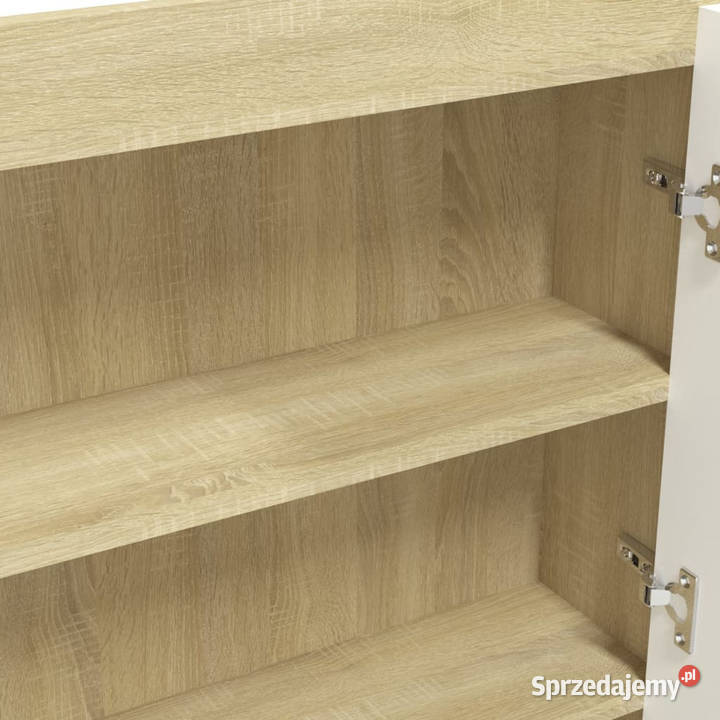 Szafka łazienkowa z lustrem 80x15x60 MDF biel i Warszawa sprzedam