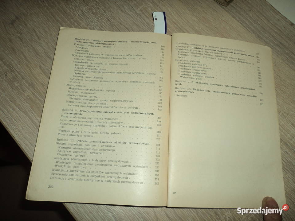 Podstawy ochrony przeciwpożarowej w przemyśle Rok wydania 1978 Nowy Sącz