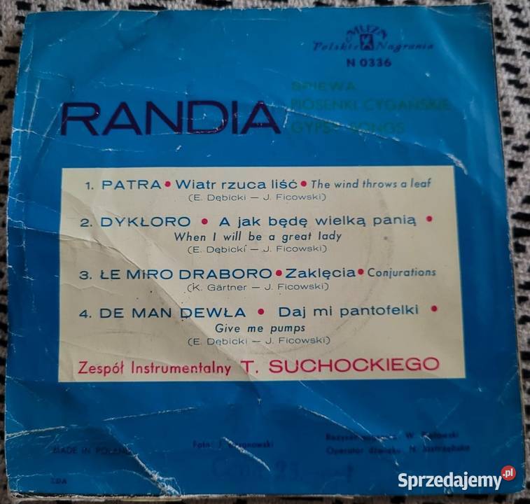 Rayfer Sisters Gypsy Music płyta winylowa z roku Chełmno