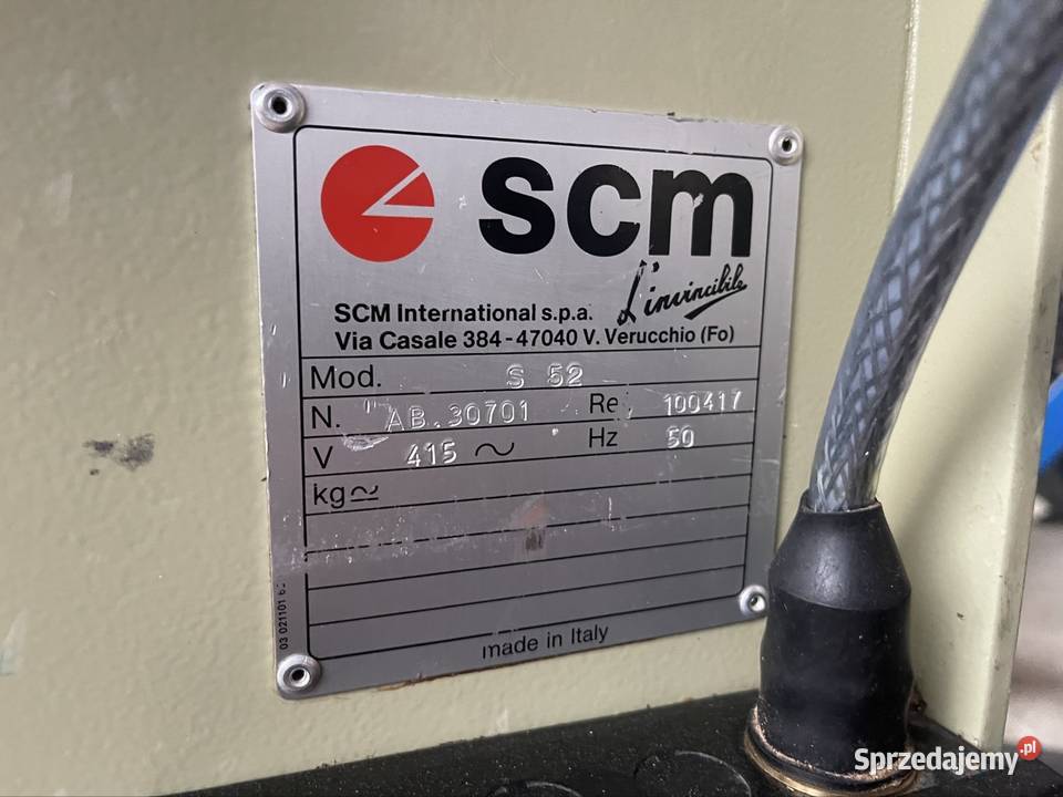 Grubościówka SCM S52 strugarka