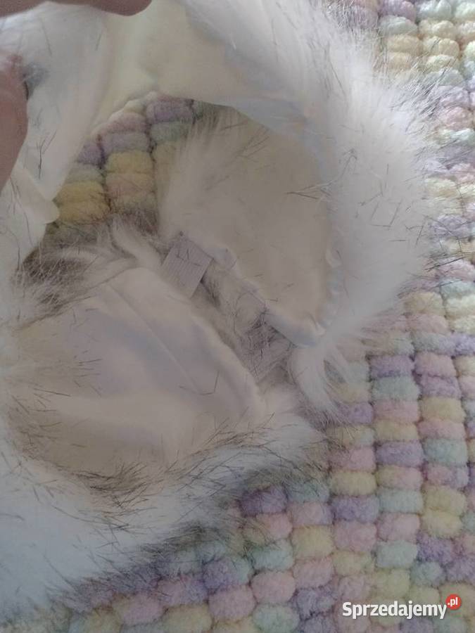 Wytworna FUTRZANA OPASKA zimowa z LondynuNOWA Kraków