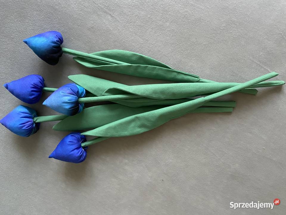 Rękodzieo tulipany materiałowe wielkopolskie Gniezno