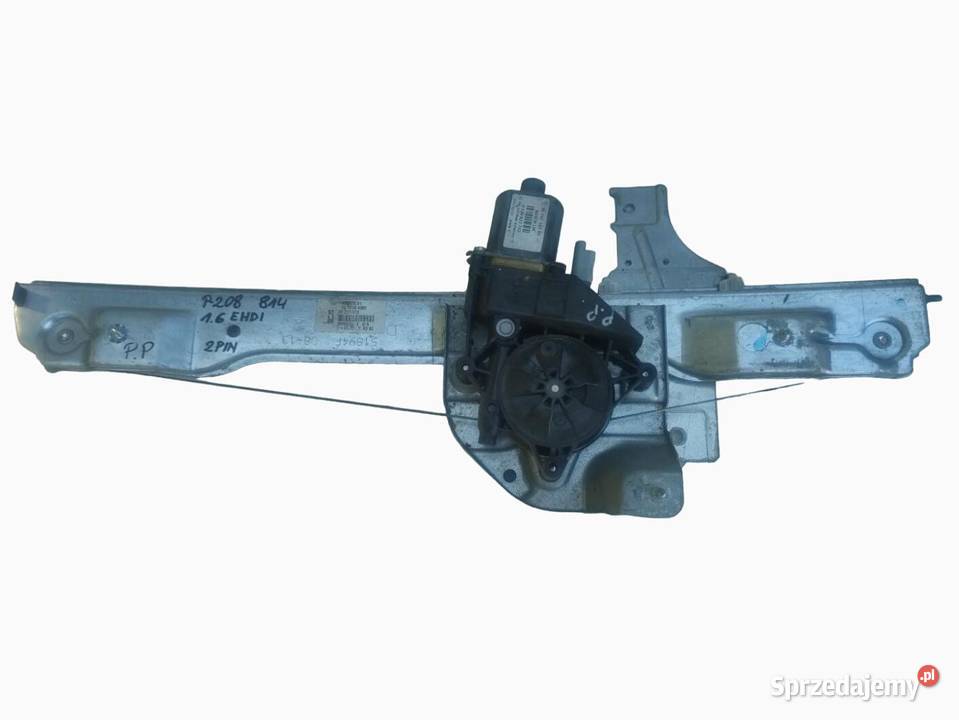 MECHANIZM PODNOŚNIK SZYBY PRAWY PRZÓD PEUGEOT Motoryzacja