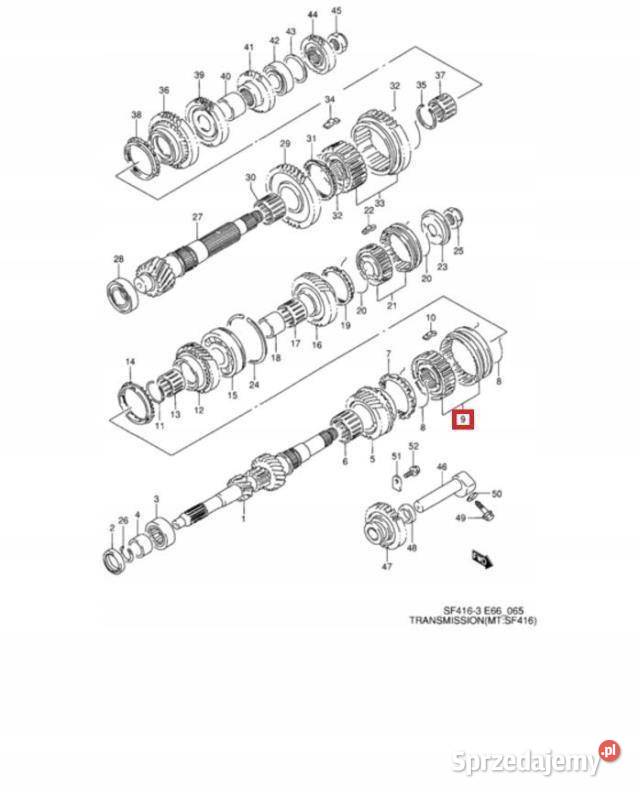 SYNCHRONIZATOR SKRZYNI SUZUKI SWIFT 8901 16 18