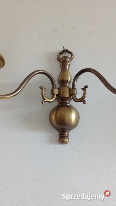 Stare mosiężne kinkiety Włocławek