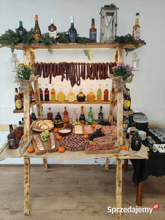 Stół wiejski na imprezę