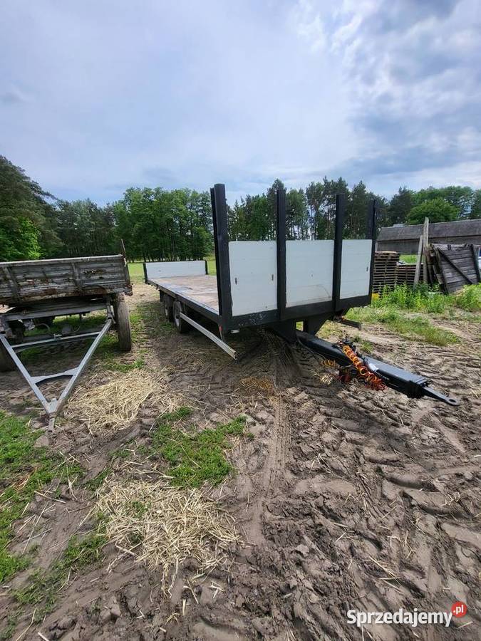 Przyczepa laweta do balotów 8ton ładowności Promnik