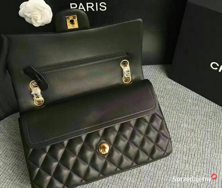 torebka chanel flap premium skóra zestaw pudełko Moda i Styl dolnośląskie Wrocław